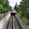 Эта ветка (M2) вместе с линией скоростного трамвая позволила Лозанне получить "статус" единственного в Швейцарии города с метрополитеном